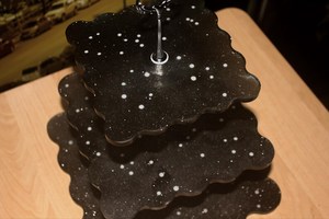 Handmade Epoxy Resin <b>Cake</b> Cupcake Stand Decorative 3 <b>Tier</b> - Product Image 2