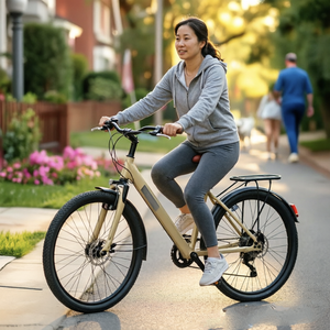 Bicicleta Eléctrica Urbana de 26 Pulgadas, Batería de Litio de 36V 8Ah, Motor de 7 Velocidades en la Rueda Trasera, Bicicleta Eléctrica para Desplazamientos Urbanos - Product Image 6