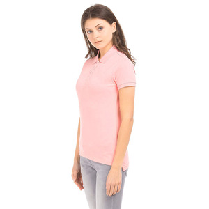 Short Sleeve Loose Fit Polo Shirt Women Turn <b>Down</b> Collar Summer100% Cotton Polo T Shirt Women's - Product Image 3