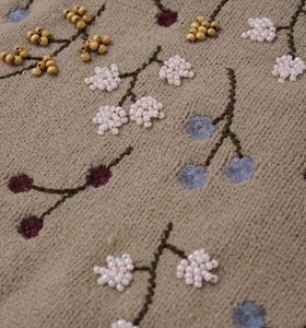 Pull en tricot avec perles en forme de diamant, respirant et extensible, pour l'hiver - Tricotage doux de haute qualité pour femmes, couche de base - Product Image 5