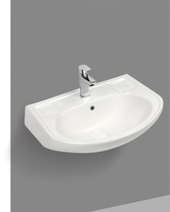 Durable <b>Small</b> Wash Basin Fonte Ceramic Oval Wall Mounted Bathroom <b>Sink</b> Compact Modern Home Use Wash Basin - Product Image 1