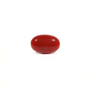 Loose Pink Opal Oval Cabochon 3.65 Carat Synthetic Gemstone for Fine Jewelry - Product Image 1