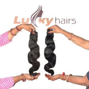 100% Wholesale Indian Remy <b>Body</b> <b>Wave</b> <b>Hair</b> Weave Bundle Blunt Trimmed Tips Double Drawn Human <b>Hair</b> Women Salon Premium Sew Weave - Product Image 4