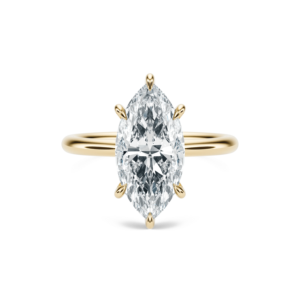 Bague Tatum 200-14K en or massif avec diamant taille ovale certifié IGI – Cadeau de luxe pour mariage, fiançailles ou soirée - Product Image 5