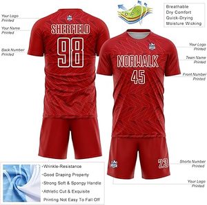 Uniforme de Fútbol sin Mangas de Último Diseño, 100% Poliéster, para Adultos, Calidad Premium Profesional, Color Personalizado, Secado Rápido, Logotipo Personalizado - Product Image 3