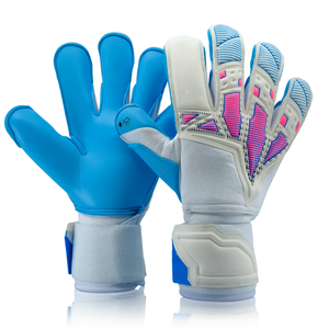 Guantes de Portero de Fútbol de Látex de Alta Calidad, Transpirables, Antideslizantes, de Dedo Completo, con Cierre de Gancho y Bucle, Colores y Logotipo Personalizables, Unisex - Product Image 6