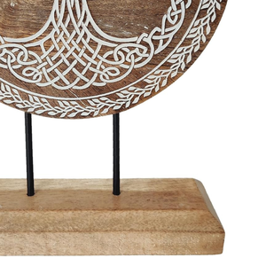 Décoration de table en bois sculpté et gravé, sculpture de table, décoration d'intérieur, décoration de table pour salon, chambre, bureau, bureau à domicile - Product Image 5