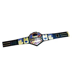 Nouvelle ceinture de champion des États-Unis de qualité supérieure avec design du drapeau américain et emblèmes patriotiques Ceintures de championnat de lutte - Product Image 6
