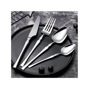 Juego de Cubiertos Dorados Premium de 4 Piezas, Juego de Cubiertos de Acero Inoxidable Ecológicos, Juego de Tenedores, Cucharas y Cuchillos Elegantes para Bodas y Fiestas - Product Image 4