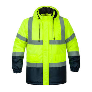 Chaqueta de Invierno con Luces LED para Hombre, Servicio OEM, Ecológica, Protectora, Reflectante, Impermeable, Ligera, con Capucha - Product Image 1