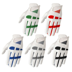 Gants de golf en cuir de cabretta de qualité supérieure pour hommes et femmes, adhérence douce, design respirant, logo personnalisé, usage sportif - Product Image 5