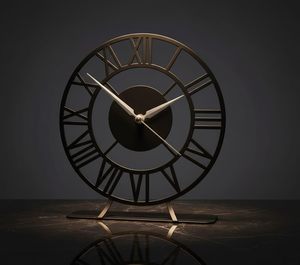 Contemporary <b>Desk</b> Mantel <b>Clock</b> Luxury Home Decor Modern Minimalist Aesthetic Interior Design Mechanical Hourly Anniversary - Product Image 2
