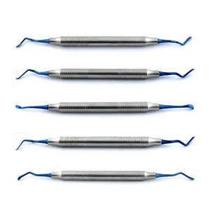 Ensemble d'élevateurs périosteaux manuels chirurgicaux dentaires de qualité supérieure pour sinus lift, en acier inoxydable allemand avec revêtement en plasma argenté et poignée ergonomique - Product Image 3