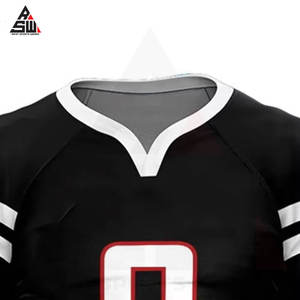 Vêtements de sport de haute qualité à prix abordable, logo imprimé en gel de silicone, uniformes de rugby personnalisés, impression par sublimation pour équipes de rugby. - Product Image 3