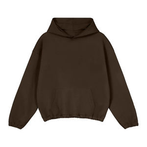 Sudaderas Lisas con Capucha de 380~500 GSM, Sudadera Oversize con Hombros Caídos, Sudaderas Pesadas, Se Aceptan Diseños Personalizados - Product Image 1