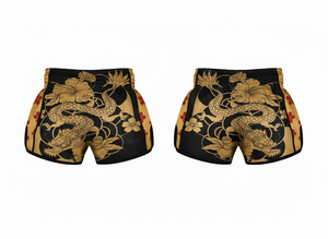 Shorts de Muay Thai personnalisés en gros avec étiquette privée, design sur mesure, matière satinée, pour entraînement de kickboxing et de boxe - Product Image 6