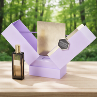 Boîte cadeau de présentation en papier rigide de luxe personnalisée en gros pour l'emballage de parfums