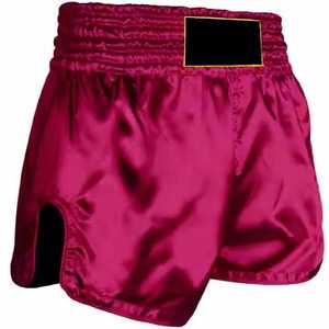 Boxing Muay Thai Breathable Customized Casual Short <b>Polyester</b> Men Muay Thai Shorts - Product Image 2