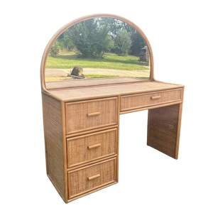 Meubles-lavabos de salle de bain modernes de luxe 2026, coiffeuses avec miroir LED, vente en gros directe usine Vietnam, OEM, prix compétitifs - Product Image 3