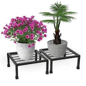 Support de pot de fleurs en fer pour l'intérieur et l'extérieur, jardin, balcon, décoration de la maison, salon, terrasse - Product Image 5