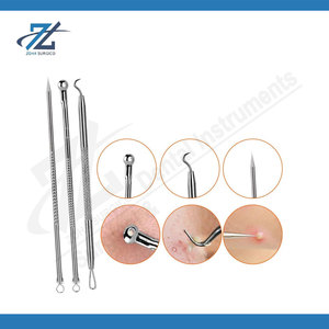 Kit Profesional para Eliminar Puntos Negros, Extractor de Acné y Comedones, Juego de Herramientas de Acero Inoxidable para Eliminar Granos, Imperfecciones y Limpiar los Poros del Rostro - Product Image 4