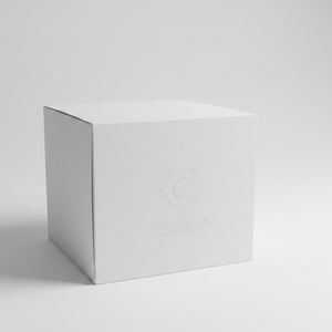 Cajas de Pastel Cilíndricas de Papel Corrugado Reciclable y Ecológico con Cierre Magnético y Asa, Impresión de Logotipo Personalizado para Panadería - Product Image 1