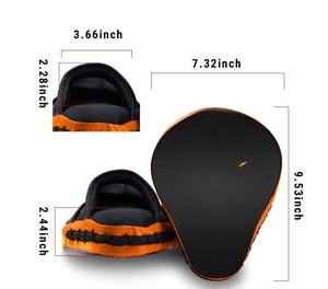 Objetivos de entrenamiento de boxeo personalizados de alta calidad y durabilidad, hechos a medida, para MMA, de cuero PU de alta resistencia. - Product Image 2