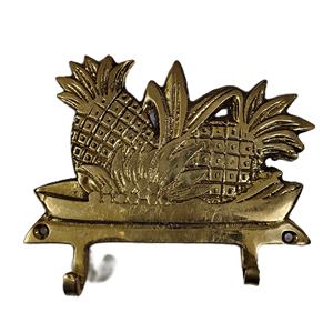 Crochet mural en laiton vintage, porte-fruits, crochet mural antique pour manteau, chapeau, artisanat, écologique, 2 crochets - Product Image 1