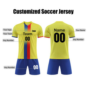 Uniforme de Fútbol de Poliéster de la Mejor Calidad, Secado Rápido, Transpirable, Ligero, Ropa Deportiva, Conjuntos de Alto Rendimiento que Absorben la Humedad, Gran Venta - Product Image 2