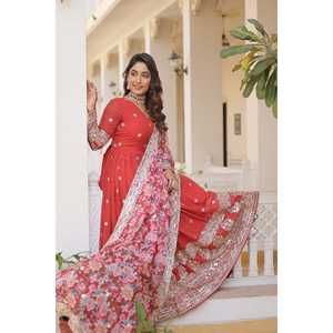 KAVITA' DESIGNER BATA READYMADE ROJO DE LA KA-131 - Product Image 4