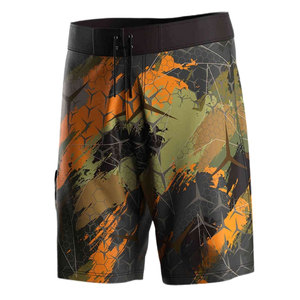 Pantalones Cortos de Pesca para Hombre, Camuflaje, Impresión por Sublimación, UPF 50, Secado Rápido, Poliéster, Cierre de Cremallera - Product Image 2