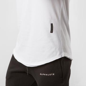 Camiseta Deportiva con Estampado de Músculos, Transpirable, Ecológica, para Gimnasio, con Cuello Redondo y Dobladillo Recto - Product Image 4