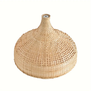 Lampe suspendue en forme de dôme en bambou pour la décoration de la maison, les restaurants, les cafés et l'éclairage intérieur - Product Image 3