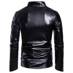 Factory Direct Sale Stylish Men's Genuine <b>Leather</b> Windproof <b>Jacket</b> <b>Long</b> Sleeve Winter Latest Design High Quality Best Popular - Product Image 2