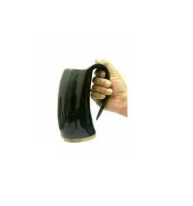 Jarra de Cerveza de Cuerno de Búfalo Pulido, Hecha a Mano, de Origen Ético, Segura para Alimentos, Diseño Moderno para Decoración de Clubes/Bares/Restaurantes - Product Image 3