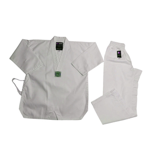 Uniforme de Taekwondo sur mesure de haute qualité, respirant et léger, avec un tissu en polyester/coton pour adultes, dernier design - Product Image 5