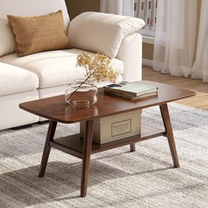 Walnut Wood Nesting Tables Wholesale | Tapered Leg Accent Furniture India - Product Image 6