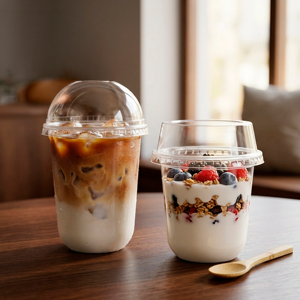 Wholesale Recyclable Disposable PP Single Wall <b>Cup</b> 16/22/24oz 95mm Transparent <b>Cups</b> For Iced Coffee Beverage <b>Cold</b> Drinks - Product Image 1