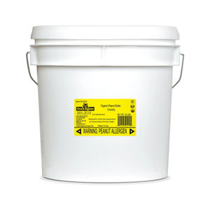 Beurre de cacahuète biologique de qualité supérieure, croustillant, sans sel, sans gluten, naturel, en vrac - Product Image 2