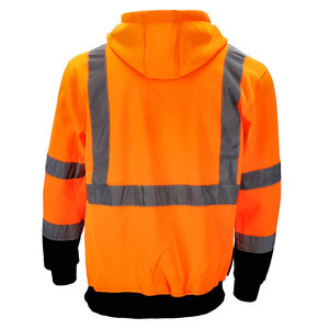 เสื้อกันหนาวแขนยาวมีฮู้ดสำหรับทำงานก่อสร้างชุดทำงานเทปสะท้อนแสง - Product Image 2
