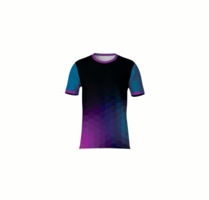 Camiseta Deportiva de Entrenamiento con Sublimación, Elástica, para Fitness y Running - Product Image 2