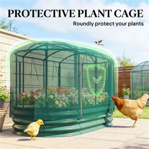 Bac de plantation surélevé vert et jardinière pour filet de jardinage - Product Image 2