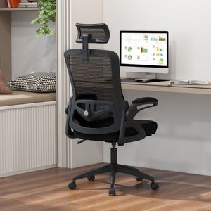 Sedia da Ufficio Ergonomica Girevole Regolabile con Supporto Lombare, Comoda Sedia da Lavoro per Casa o Ufficio - Product Image 2
