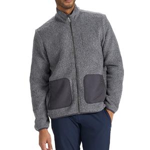 Chaqueta de lana transpirable a prueba de viento de alta calidad de peso pesado para hombres con cuello levantado ropa de invierno al aire libre fábrica al por mayor - Product Image 1