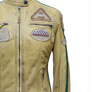 Chaquetas de Cuero para Hombre, Estilo Popular de Otoño, Chaqueta de Cuero para Hombre al por Mayor, Chaquetas de Cuero PU con Cierre Modernas y Elegantes para Hombre - Product Image 3