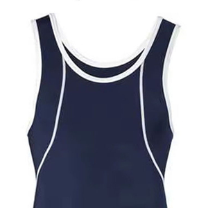 Professional Wholesale Comfortable <b>Men</b> Custom Made Reversible Waterproof Spandex/Polyester 260g Durable <b>Wrestling</b> <b>Singlets</b> Quick - Product Image 6