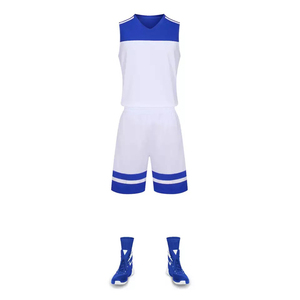 <b>Men</b> Custom Basketball Uniforms Drop Shoulder Sublimated Breathable Quick Dry Mesh Jersey Shorts Set Team Logo - Product Image 4