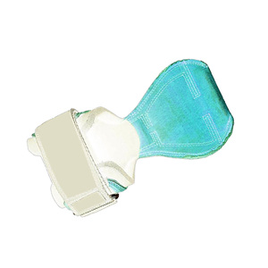 Poignées Cobra en cuir turquoise avec support réglable à boucle auto-agrippante pour le lacrosse et l'haltérophilie - Product Image 5