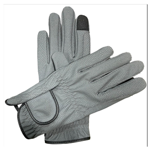 Gants d'équitation en cuir blanc respirant à doigts entiers pour jeunes enfants et cyclistes - Product Image 4
