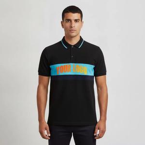 เสื้อโปโลชายคุณภาพสูง แห้งเร็ว สวมใส่สบาย แบบสั่งทำได้ แขนสั้น ขายดีที่สุด สินค้ามาใหม่ สำหรับกอล์ฟ - Product Image 1